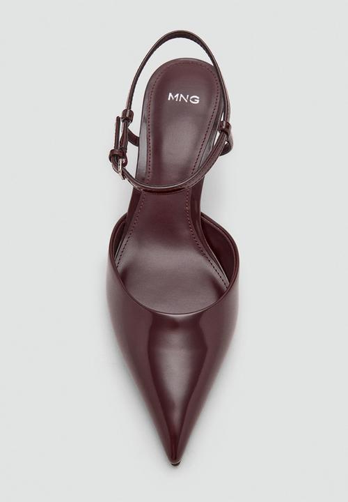 MANGO - Tesy heel - dark red