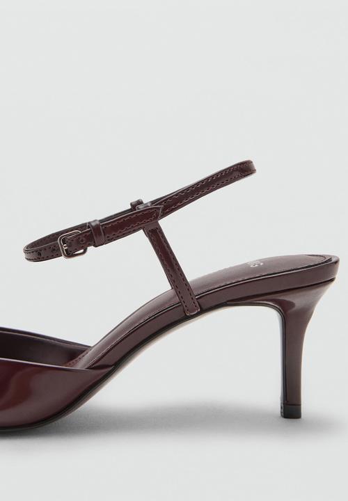MANGO - Tesy heel - dark red
