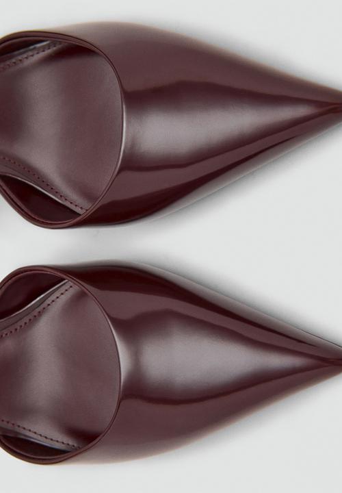 MANGO - Tesy heel - dark red