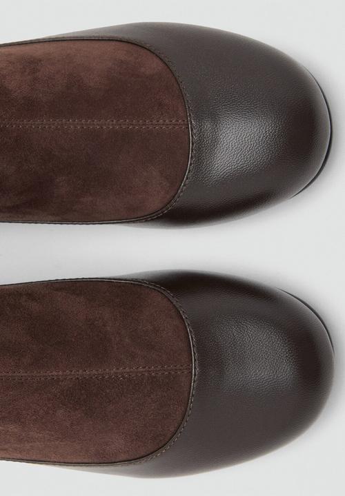 MANGO - Botina suede boot - dark brown