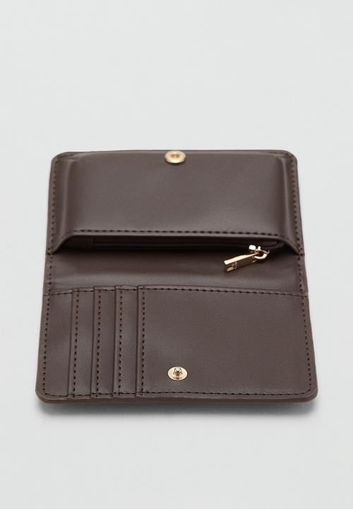 MANGO - Dino wallet - dark brown