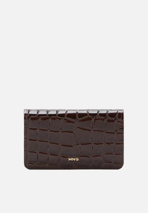 MANGO - Dino wallet - dark brown