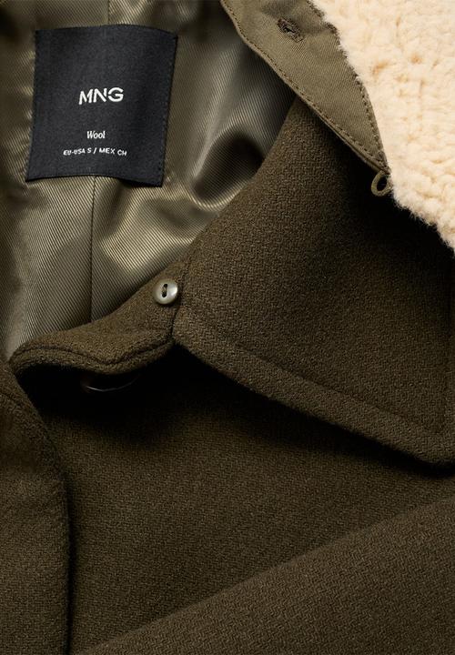 MANGO - Jacket mus - beige/khaki
