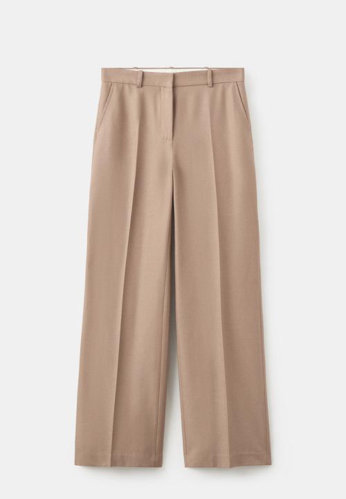 MANGO - Trousers natalie - medium brown