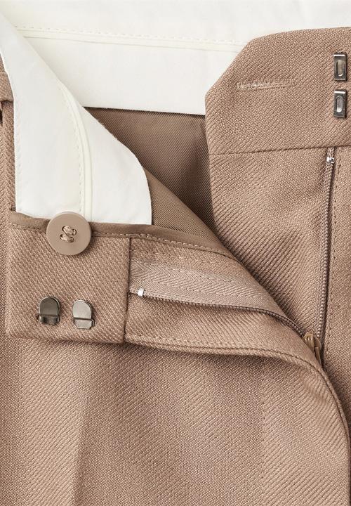 MANGO - Trousers natalie - medium brown