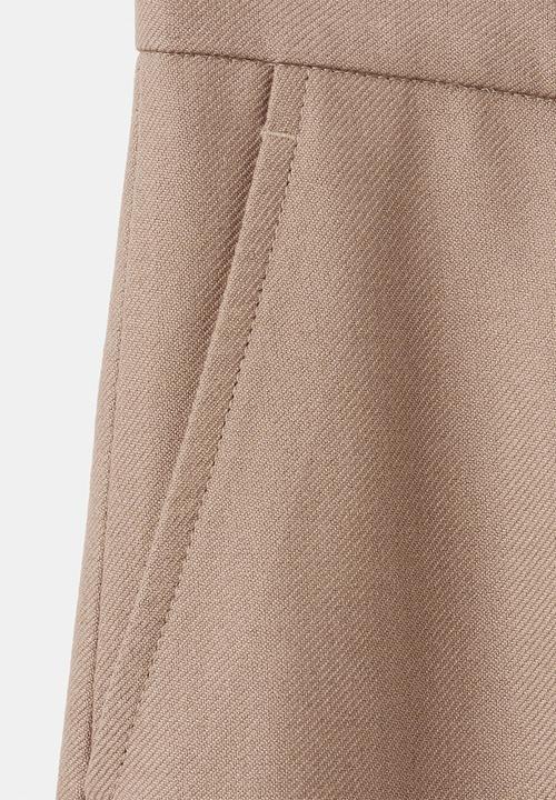 MANGO - Trousers natalie - medium brown
