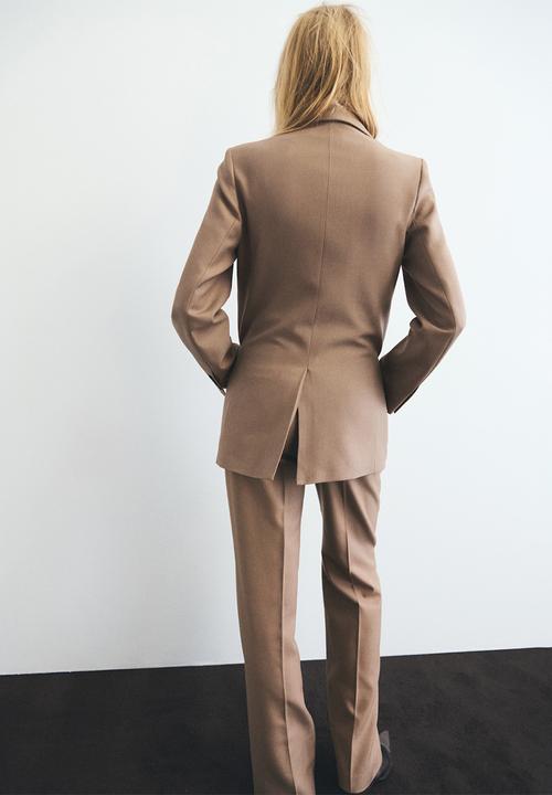 MANGO - Trousers natalie - medium brown