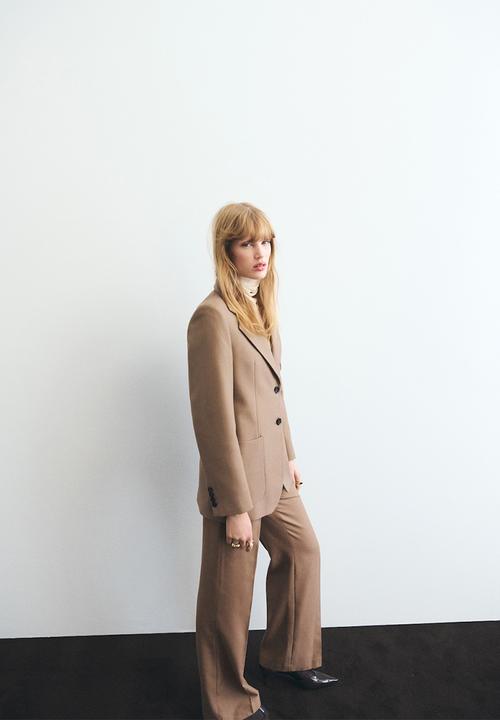 MANGO - Trousers natalie - medium brown