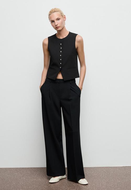 MANGO - Vest Gabo -  Black
