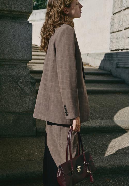 MANGO - Blazer katy - medium brown