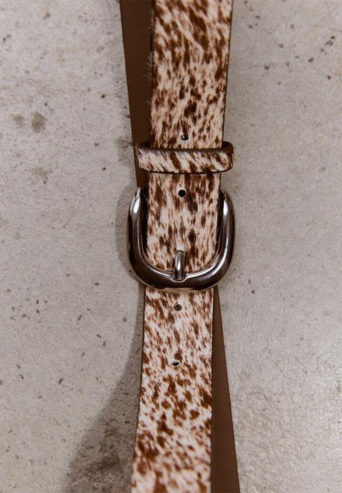 MANGO - Potro belt-brown