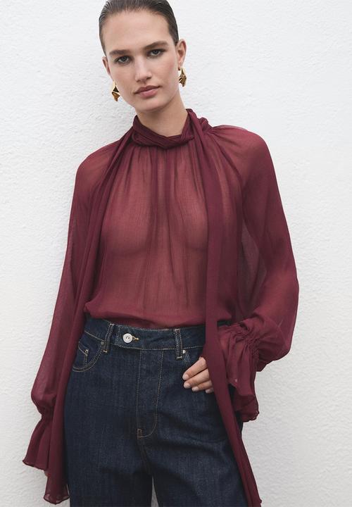 MANGO - Jeans evan - open blue