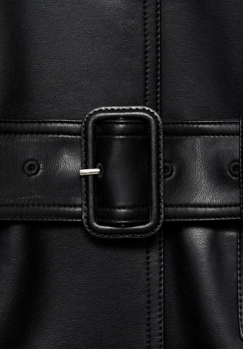 MANGO - Trenchcoat petra - black