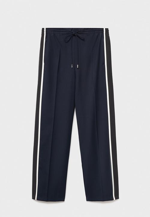 MANGO - Trousers massim - navy