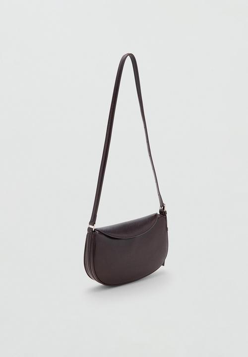 MANGO - Fortuna crossbody bag-dark brown