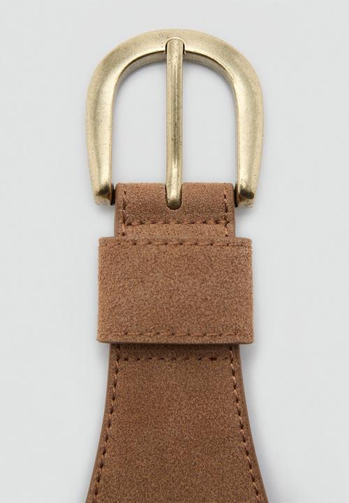 MANGO - Amalies belt-brown