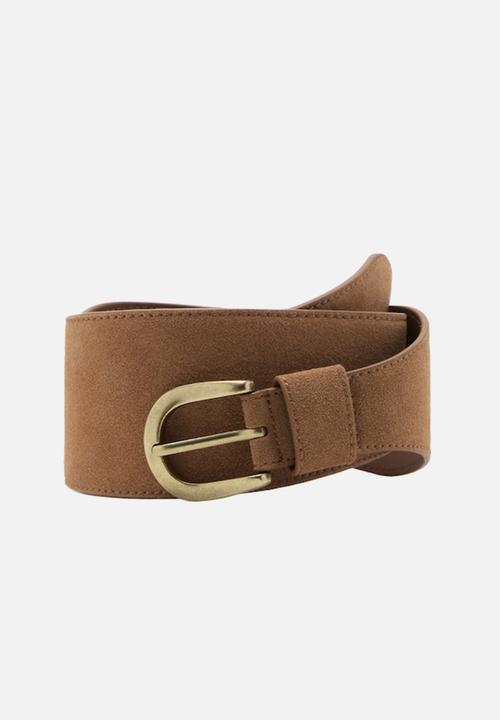 MANGO - Amalies belt-brown