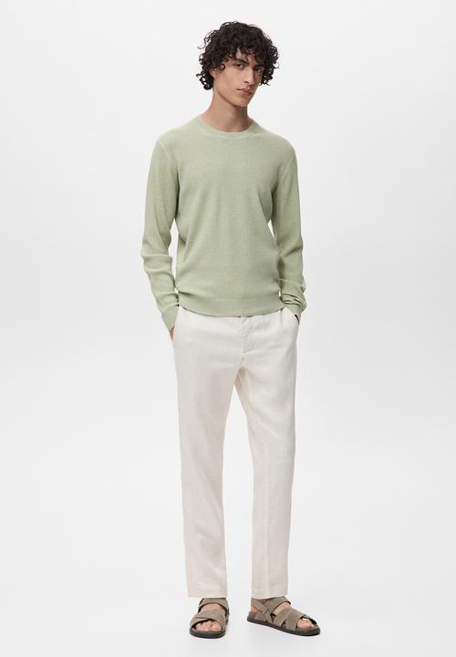 MANGO - Sweater Antigua - Green