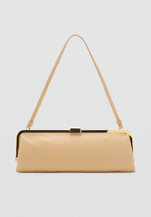 MANGO - Flautin shoulder bag-light yellow