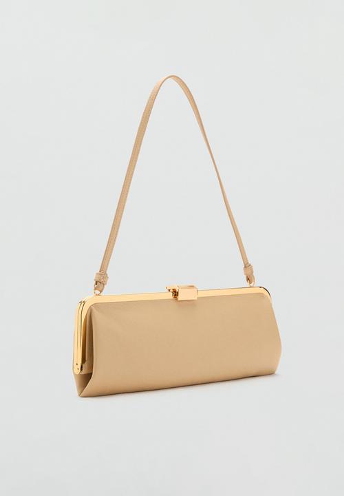 MANGO - Flautin shoulder bag-light yellow