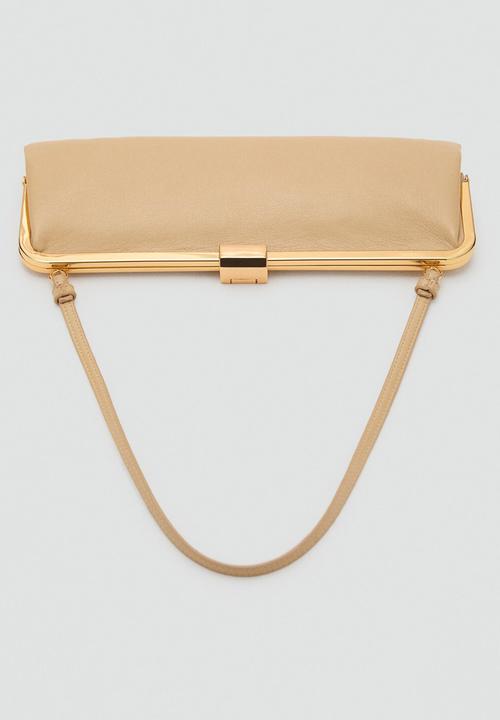 MANGO - Flautin shoulder bag-light yellow