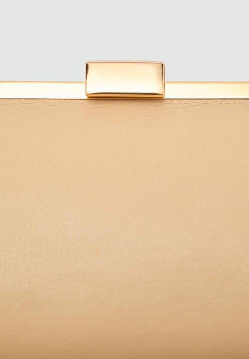 MANGO - Flautin shoulder bag-light yellow