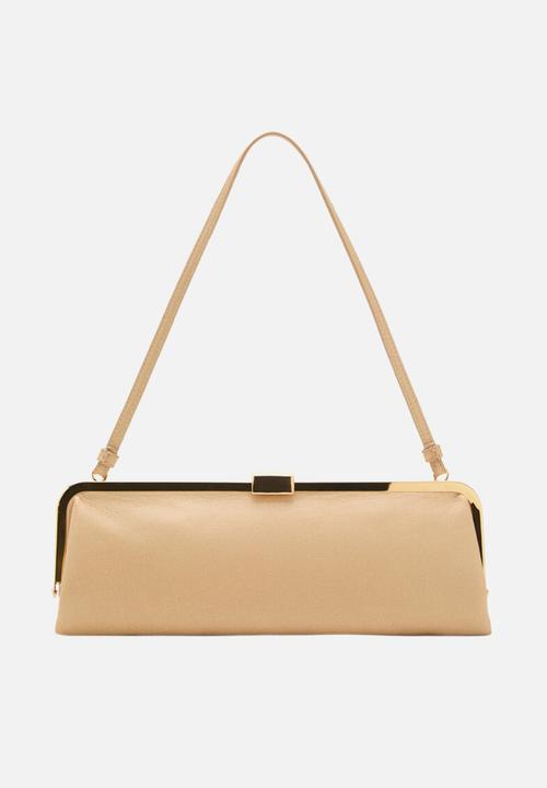 MANGO - Flautin shoulder bag-light yellow