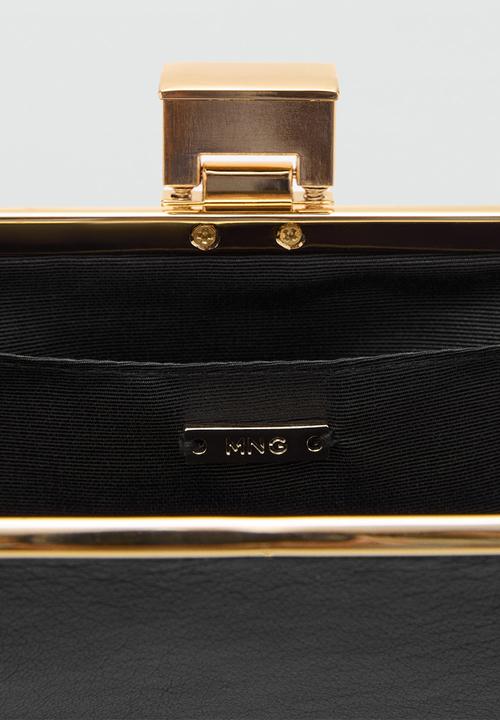 MANGO - Flautin shoulder bag-black