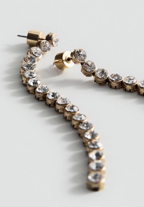 MANGO - Oberon earrings-gold