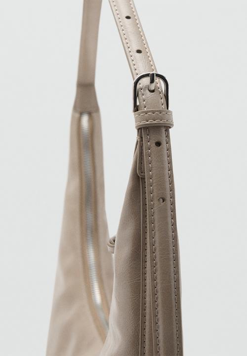 MANGO - Fortuna shoulder bag - light brown