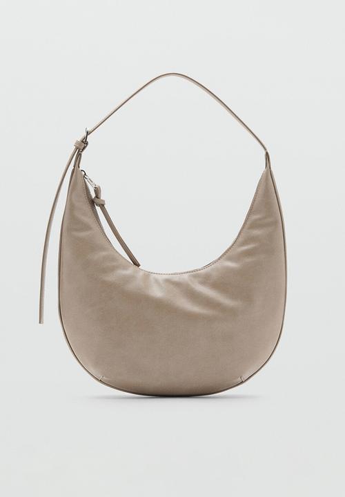 MANGO - Fortuna shoulder bag - light brown