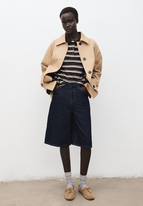 MANGO - Poloshirt austin - brown