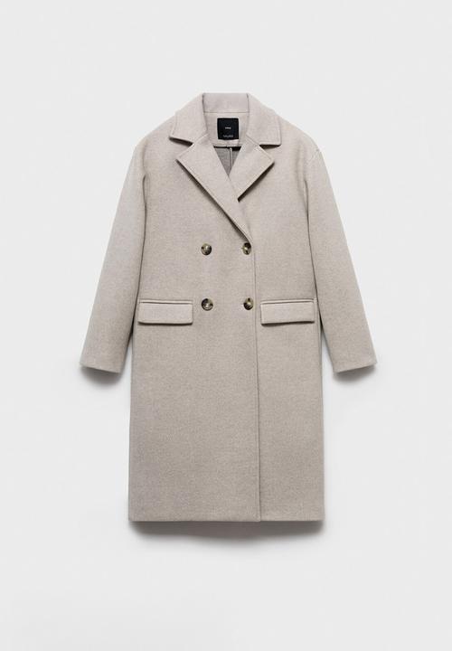 MANGO - Coat tabisa - medium brown