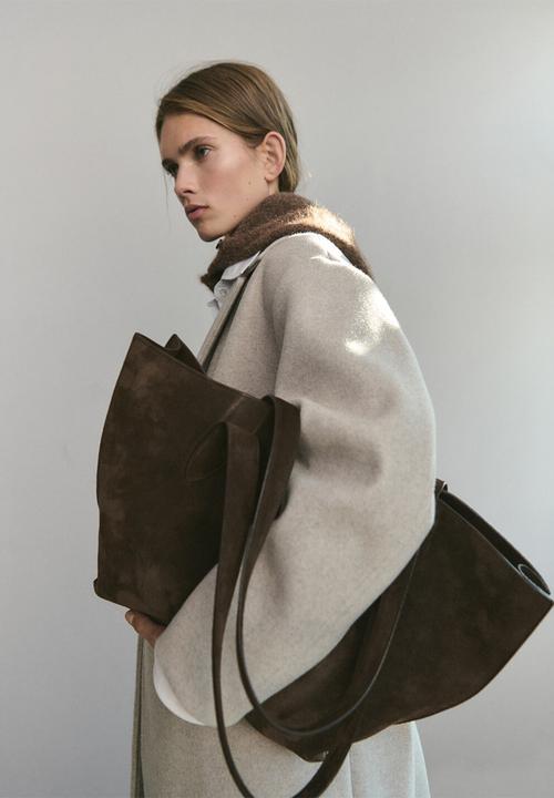 MANGO - Coat tabisa - medium brown