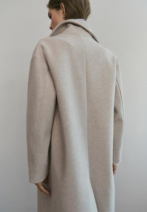 MANGO - Coat tabisa - medium brown