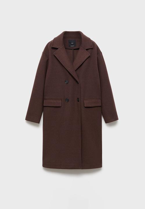 MANGO - Coat tabisa - brown