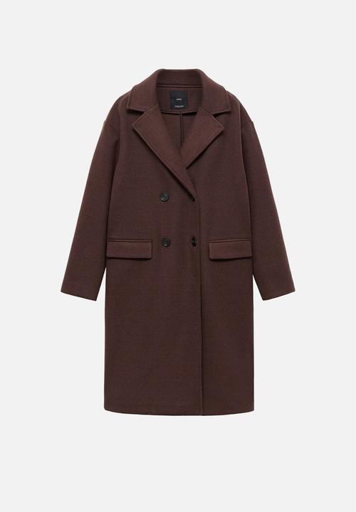 MANGO - Coat tabisa - brown