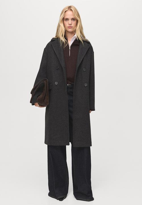 MANGO - Coat tabisa - charcoal