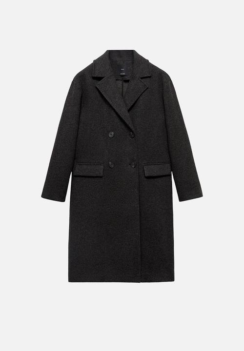 MANGO - Coat tabisa - charcoal