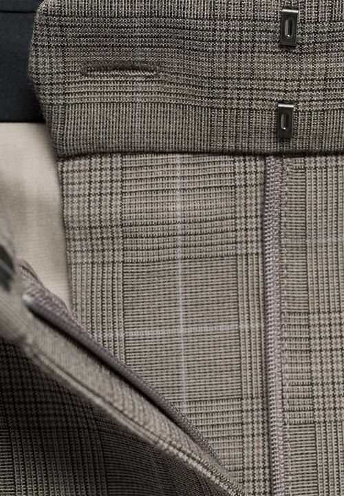 MANGO - Trousers katy - medium brown