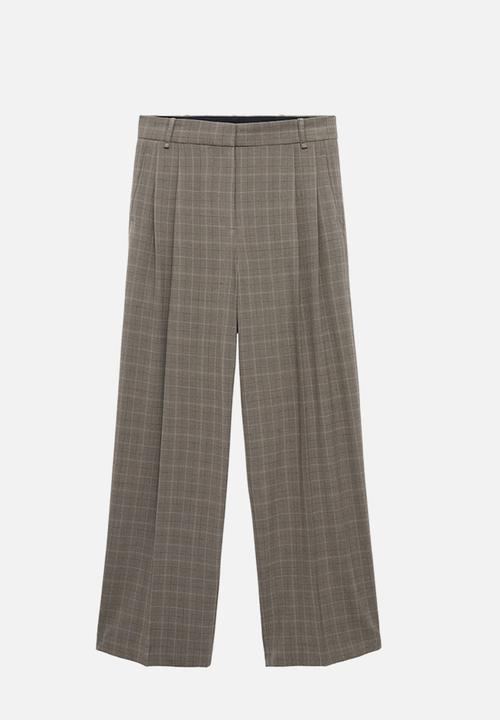 MANGO - Trousers katy - medium brown