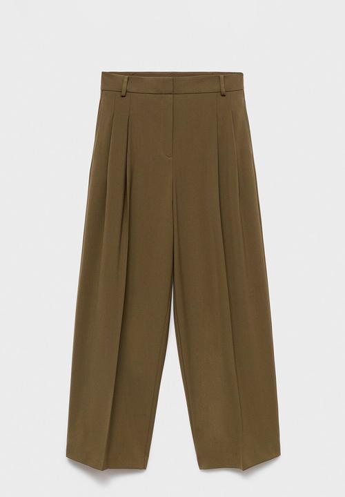MANGO - Trousers gabriela - beige/khaki