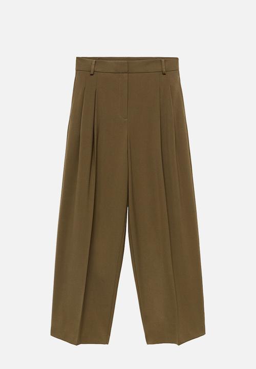MANGO - Trousers gabriela - beige/khaki