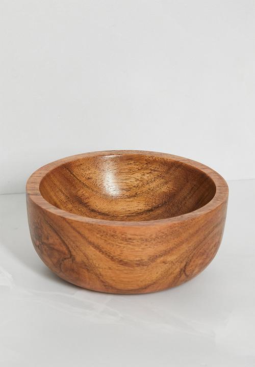 Sixth Floor - Wooden Platter with 3 Tapas Bowls - Natural