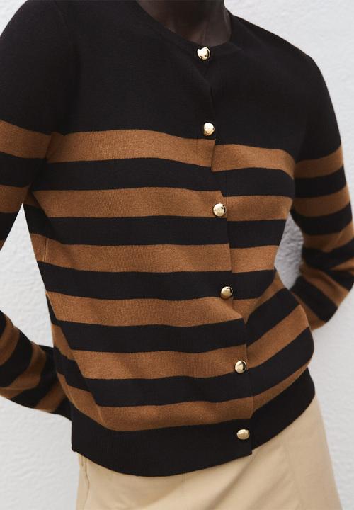 MANGO - Cardigan luccapk - medium brown