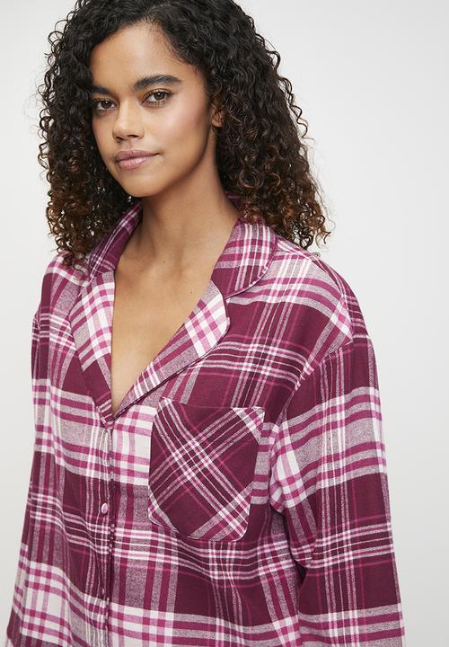 DORINA - Harper loungewear sleep set - red