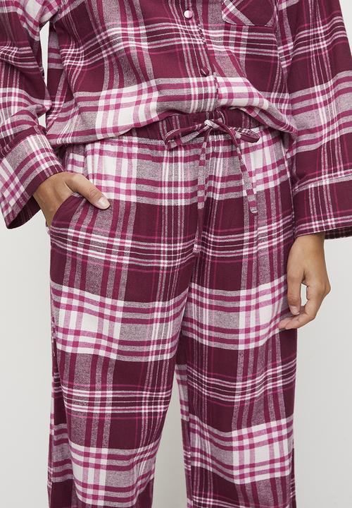 DORINA - Harper loungewear sleep set - red