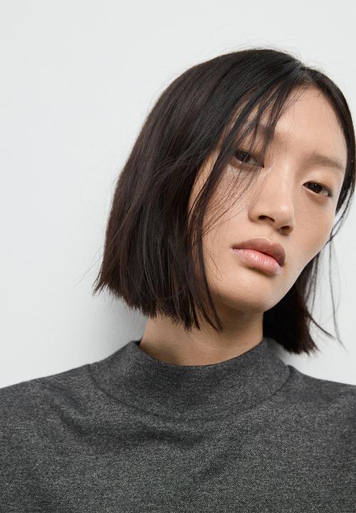MANGO - Top clinto - grey