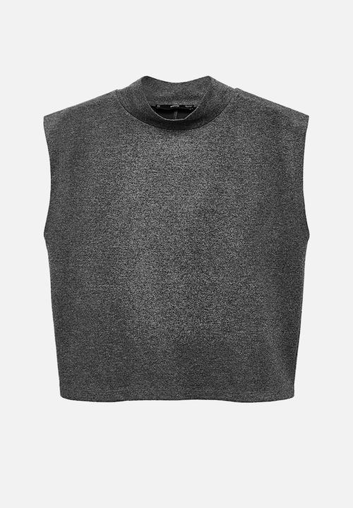 MANGO - Top clinto - grey