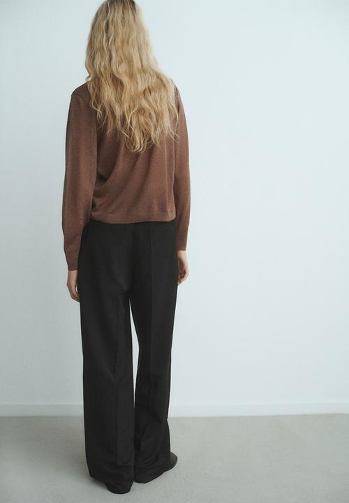MANGO - Cardigan lorea - brown